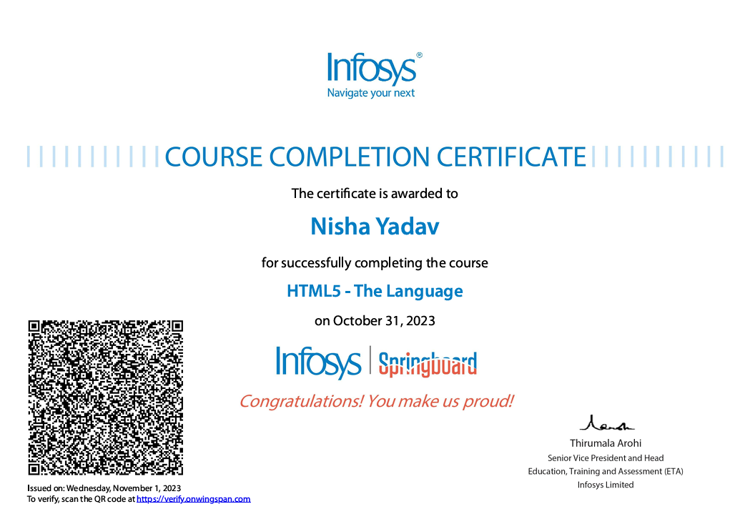Certificate 3