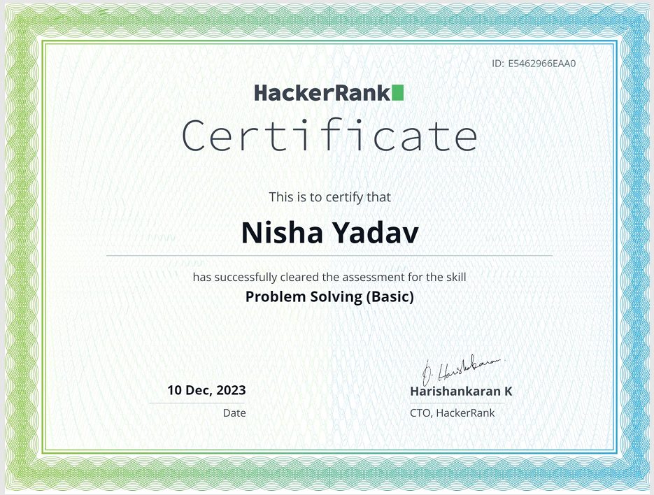Certificate 7